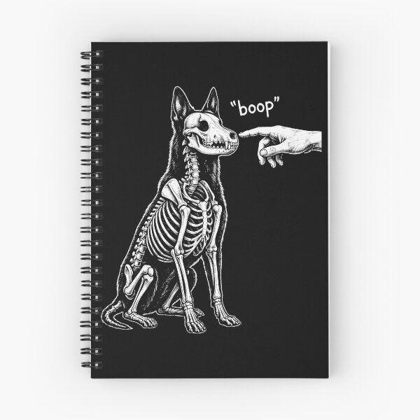 Item preview, Skeleton Dog Boop Funny Halloween Meme Gothic Dog Lover Gift designed and sold by ArcaneArtistry.