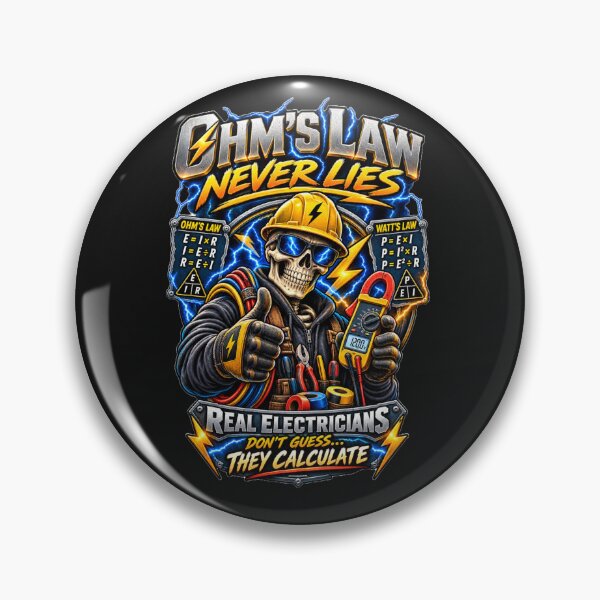Item preview, Halloween Electrician Ohm’s Law Never Lies designed and sold by juliorivera46.