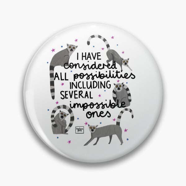 Item preview, Every Possibility Lemurs Funny Illustration designed and sold by helenpea.