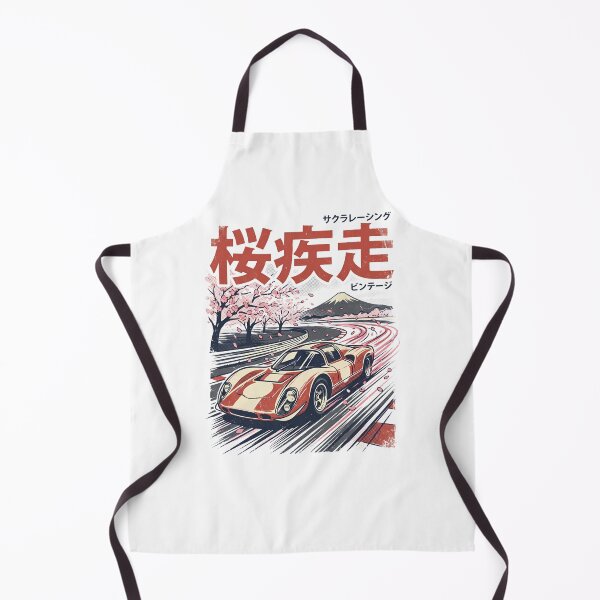 Item preview, Sakura Racing Vintage Japanese Car Poster – Retro JDM & Mount Fuji Wall Art designed and sold by CH-4TEE.