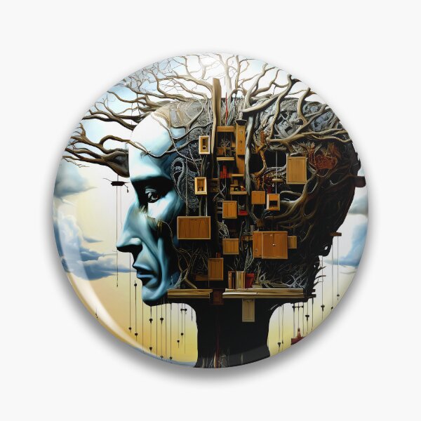 Item preview, Surreal Man With Tree Growing From His Head  designed and sold by DEC02.