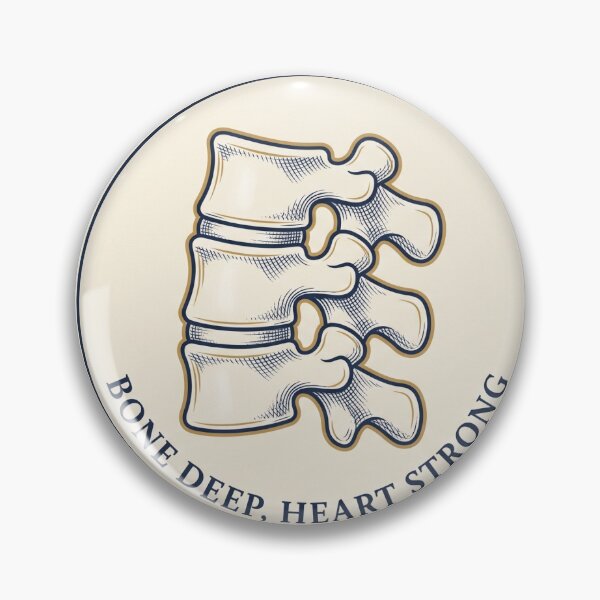 Item preview, World Osteoporosis Day Bone Health Medallion Art designed and sold by Ninjacatoff.