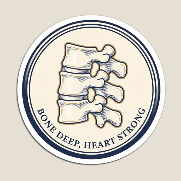 Item preview, World Osteoporosis Day Bone Health Medallion Art designed and sold by Ninjacatoff.