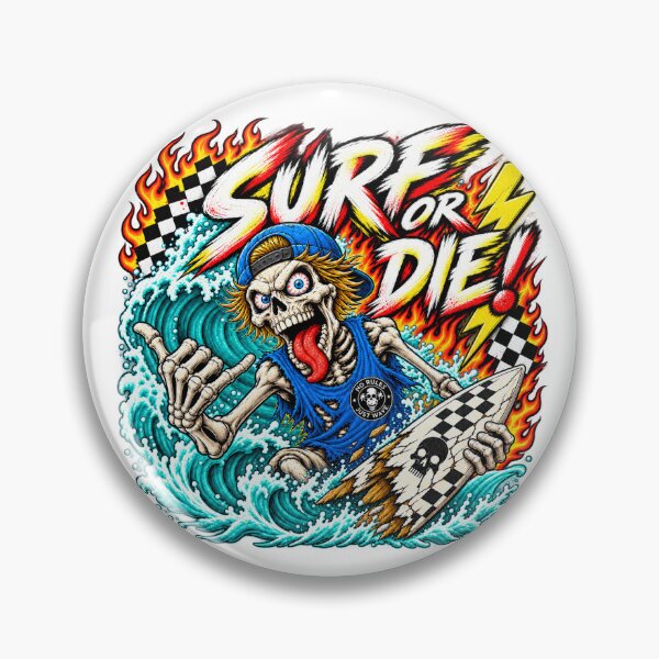 Item preview, Surf or Die designed and sold by Mick G Designs.