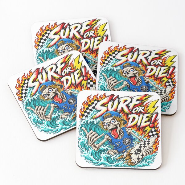Item preview, Surf or Die designed and sold by Mick G Designs.