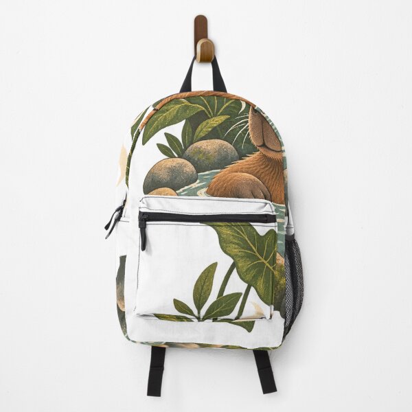 Item preview, Cozy Capybara Citrus Hot Spring Retreat designed and sold by networkseen.