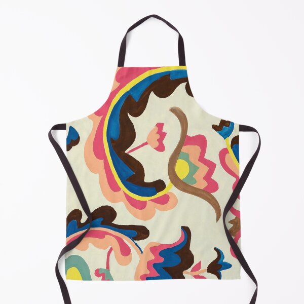 Item preview, Colorful Abstract Organic Pattern – Retro Pink Blue Modern Art designed and sold by Good_Things.