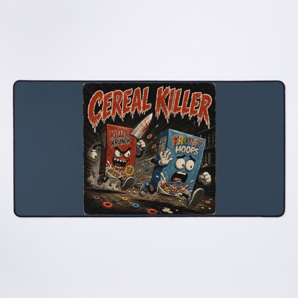 Item preview, Cereal Killer Funny Breakfast Food Pun designed and sold by Hornace88studio.