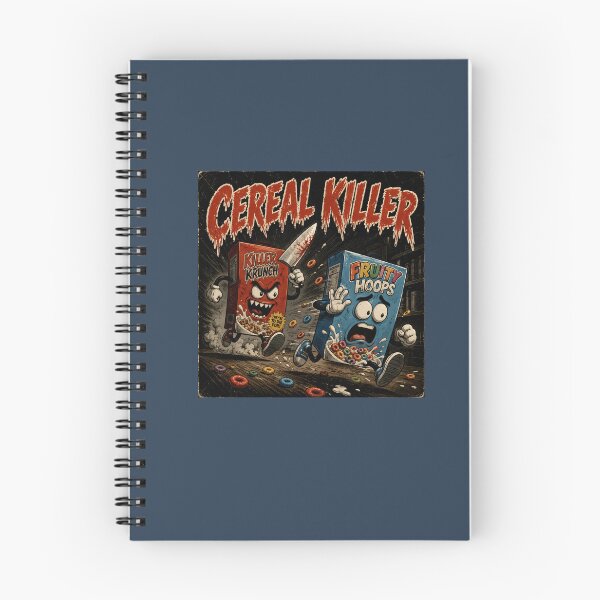 Item preview, Cereal Killer Funny Breakfast Food Pun designed and sold by Hornace88studio.