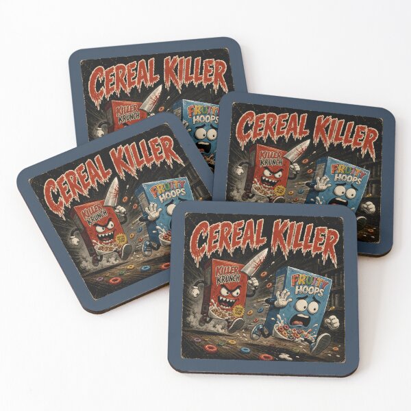 Item preview, Cereal Killer Funny Breakfast Food Pun designed and sold by Hornace88studio.