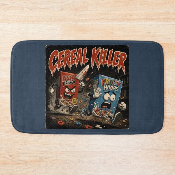 Item preview, Cereal Killer Funny Breakfast Food Pun designed and sold by Hornace88studio.