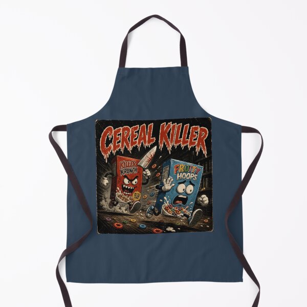 Item preview, Cereal Killer Funny Breakfast Food Pun designed and sold by Hornace88studio.