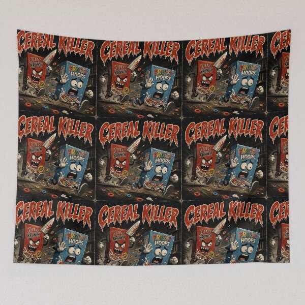 Item preview, Cereal Killer Funny Breakfast Food Pun designed and sold by Hornace88studio.