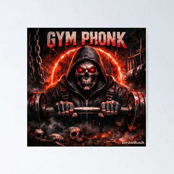 Item preview, GYM PHONK designed and sold by smallbirdart.