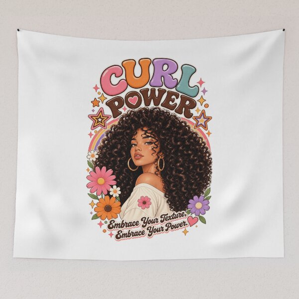 Item preview, Curl Power - curly hair designed and sold by Lily Lola.