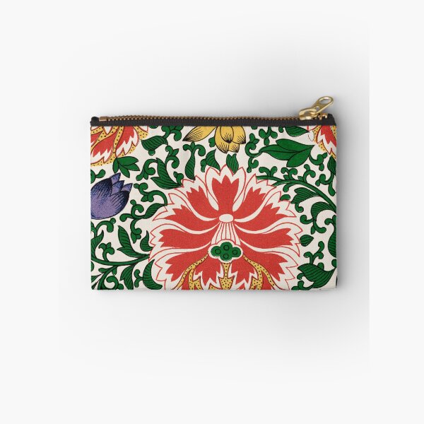 Item preview, Vintage Folk Floral Pattern – Red Green Ornamental Botanical Design designed and sold by Good_Things.