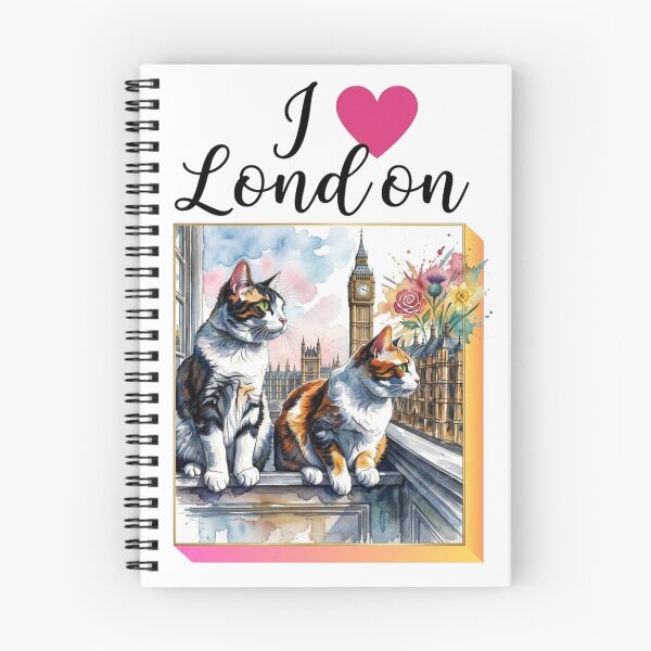 Item preview, Cats on a London balcony,  designed and sold by Coolparrotgirl.