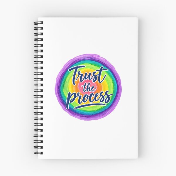Item preview, Trust the process Pastel Rainbow designed and sold by RocketteCoopie.
