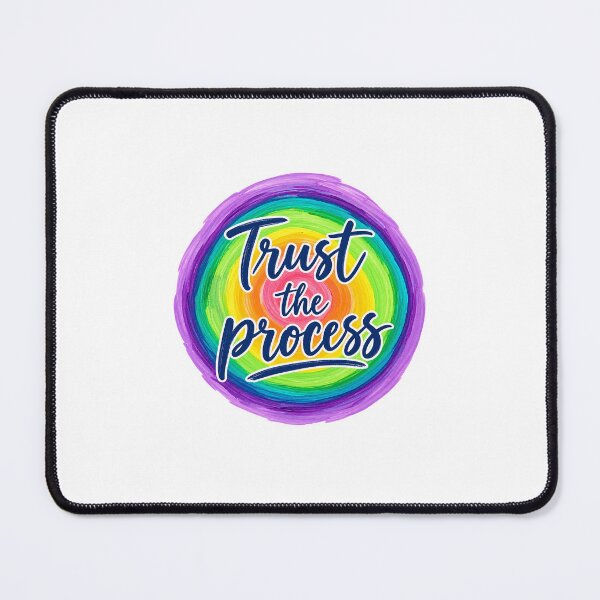 Item preview, Trust the process Pastel Rainbow designed and sold by RocketteCoopie.