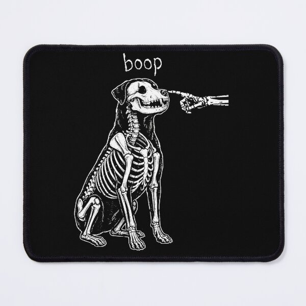 Item preview, Funny Skeleton Dog Boop Halloween Meme designed and sold by ArcaneArtistry.