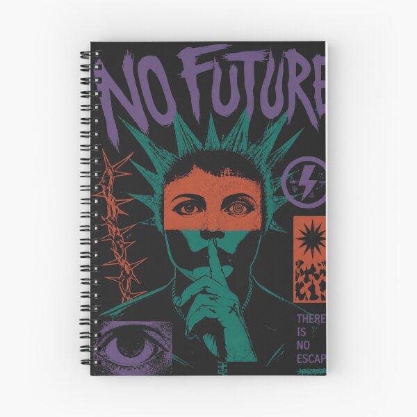 Item preview, No Future Punk Liberty Shhh Graphic designed and sold by ERODED SELF.