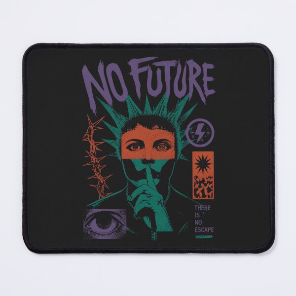 Item preview, No Future Punk Liberty Shhh Graphic designed and sold by ERODED SELF.