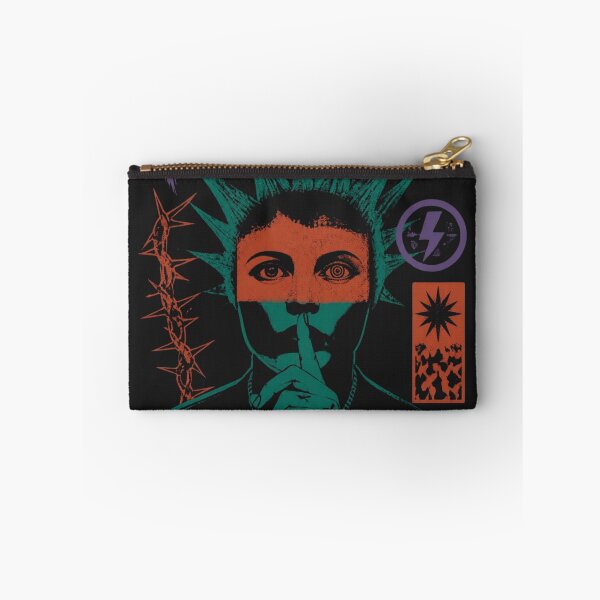 Item preview, No Future Punk Liberty Shhh Graphic designed and sold by ERODED SELF.