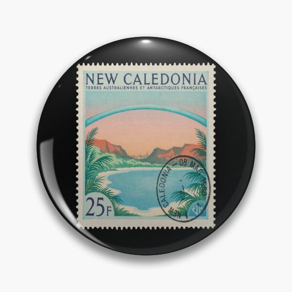Item preview, New Caledonia Pacific Reef Emerald Ridge Stamp Sticker designed and sold by stickercuffs.