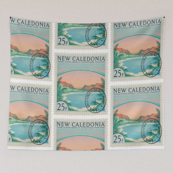 Item preview, New Caledonia Pacific Reef Emerald Ridge Stamp Sticker designed and sold by stickercuffs.