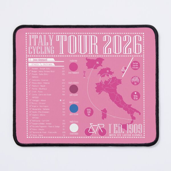 Item preview, Italy Cycling Tour 2026 Infographic designed and sold by gimbri.