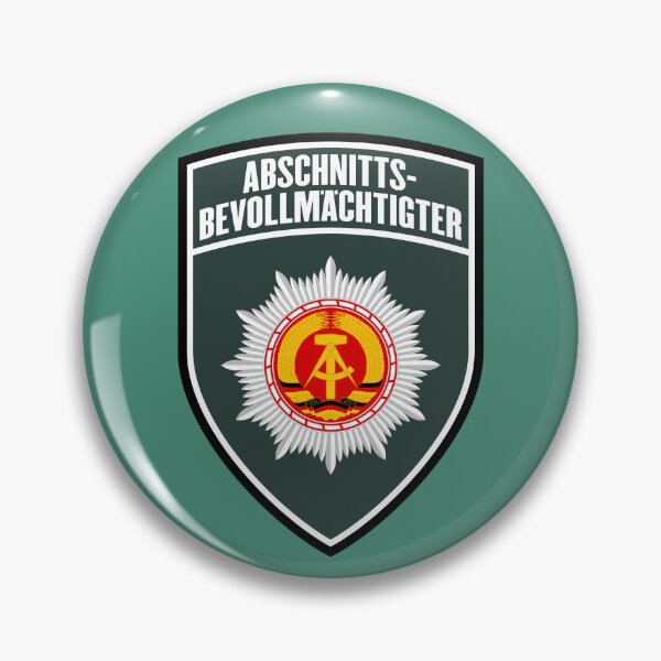 Item preview, People's Police Section Representative Emblem designed and sold by VEB Ostladen.