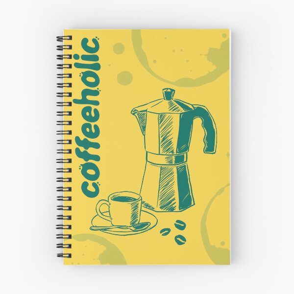 Item preview, Coffeeholic yellow designed and sold by jucreats.png.