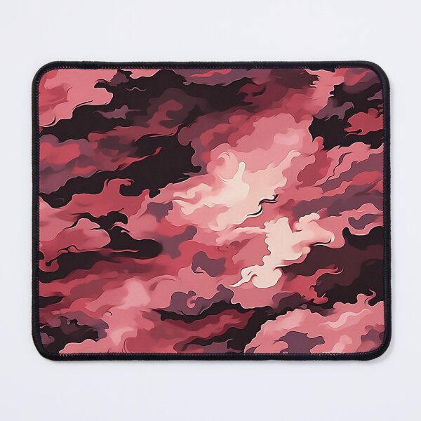 Item preview, Dusty Rose Camo Pattern Smoky Pink and Deep Plum Camouflage designed and sold by Nine Lives Studio.
