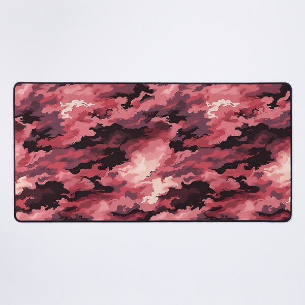 Item preview, Dusty Rose Camo Pattern Smoky Pink and Deep Plum Camouflage designed and sold by Nine Lives Studio.