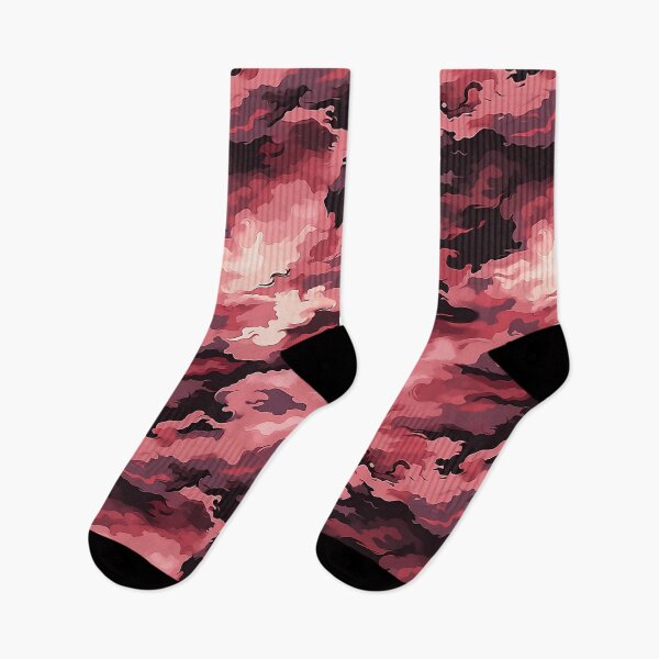 Item preview, Dusty Rose Camo Pattern Smoky Pink and Deep Plum Camouflage designed and sold by Nine Lives Studio.