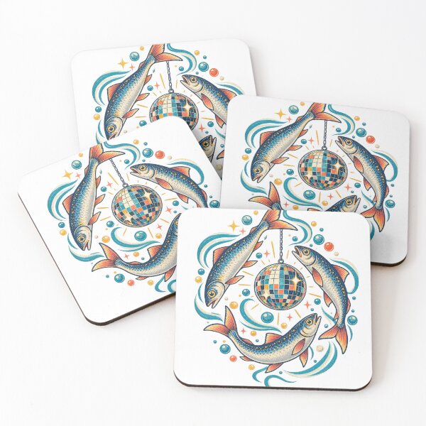 Item preview, Sardine Disco Orbit Retro Ocean Party designed and sold by networkseen.