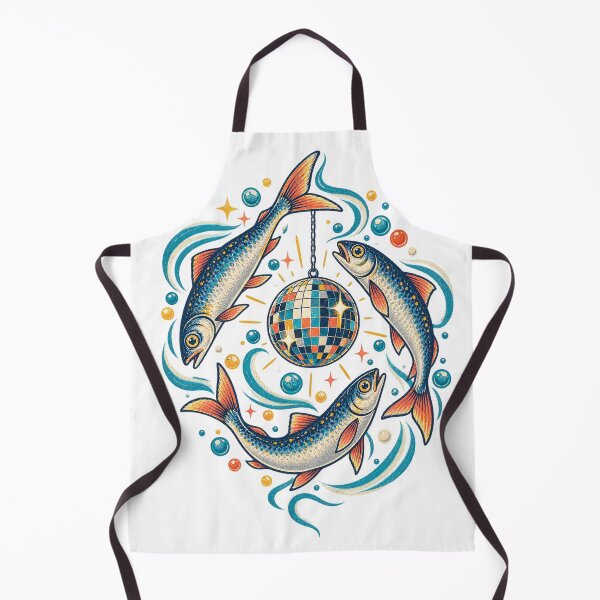 Item preview, Sardine Disco Orbit Retro Ocean Party designed and sold by networkseen.