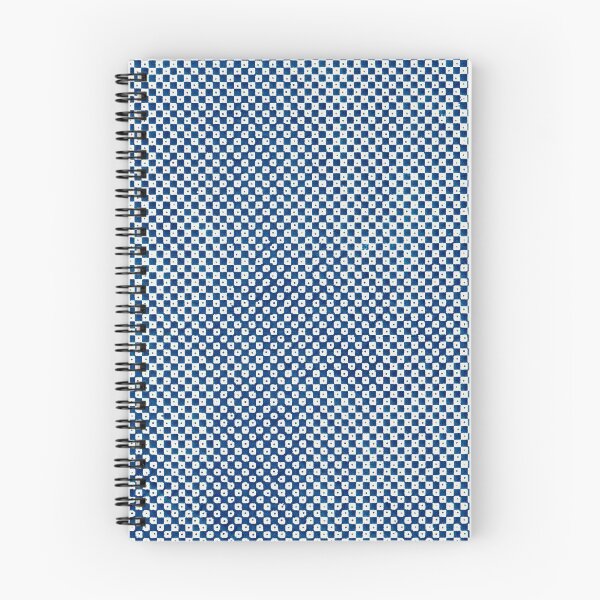 Item preview, Blue Optical Checkerboard Pattern – Wavy Geometric Op Art Design designed and sold by Good_Things.