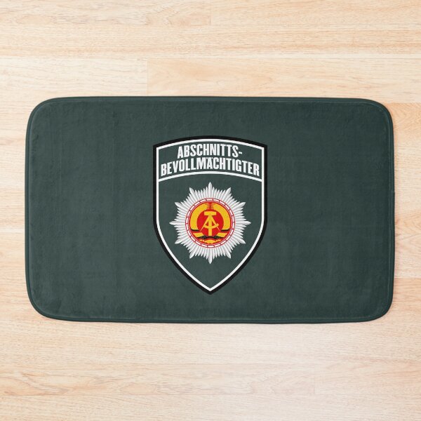 Item preview, People's Police section officer emblem (free background) designed and sold by VEB Ostladen.