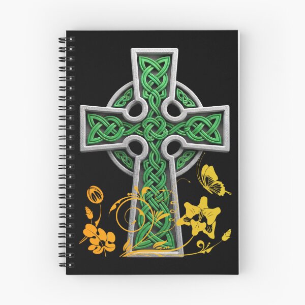 Item preview, Celtic Cross with floral design designed and sold by Tao's Inspired Hands.