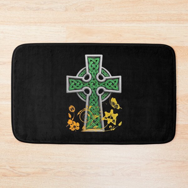 Item preview, Celtic Cross with floral design designed and sold by Tao's Inspired Hands.