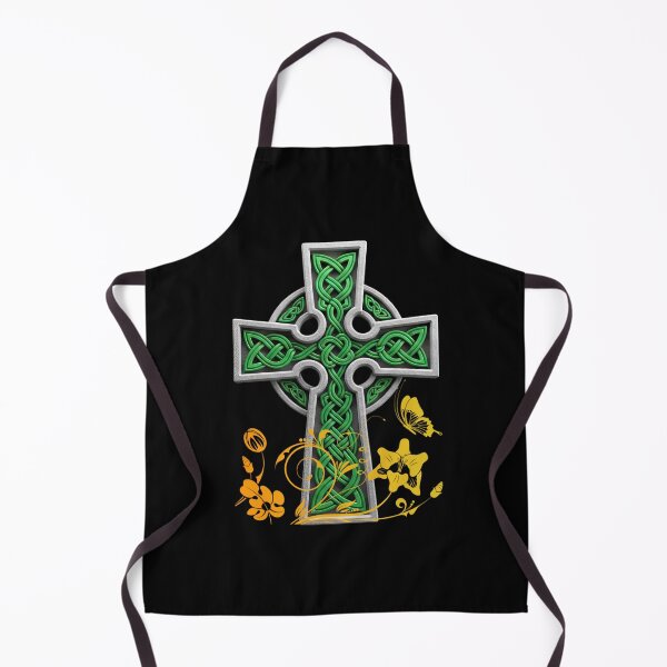 Item preview, Celtic Cross with floral design designed and sold by Tao's Inspired Hands.