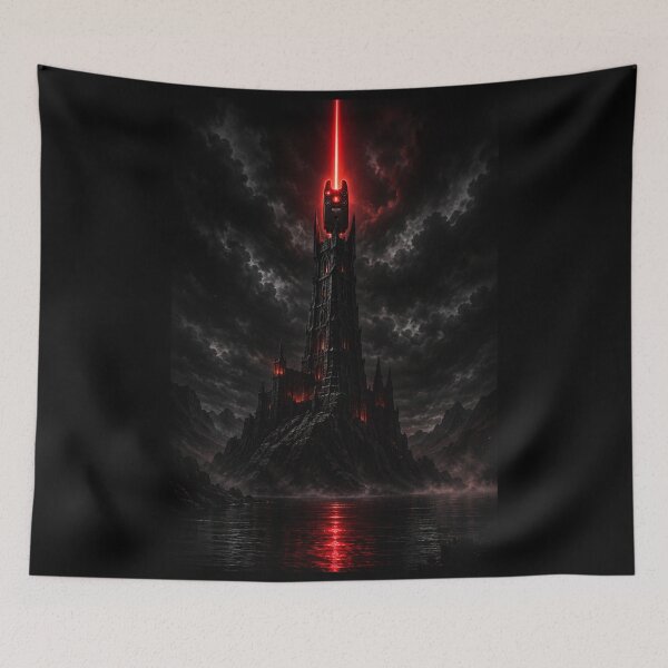 Item preview, The One Alarm To Wake Them All - Funny Fantasy Fishing Parody designed and sold by GeekAnglerStore.
