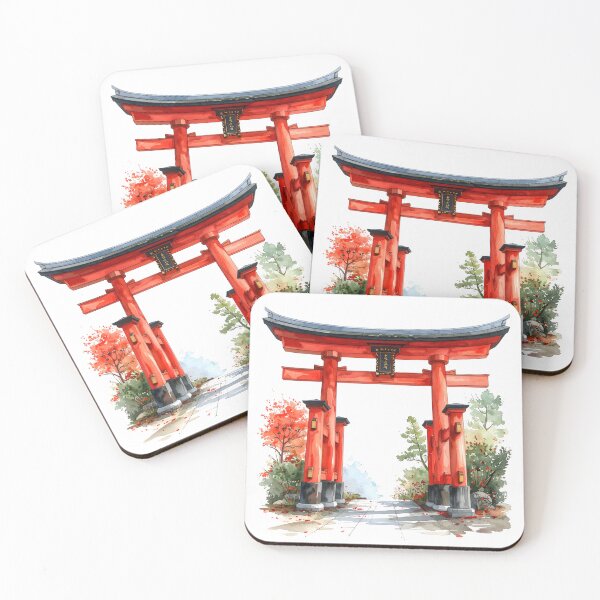 Item preview, Copy of Red Torii Gate in Misty Bamboo Forest designed and sold by BetweenForms.