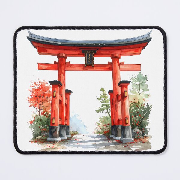 Item preview, Copy of Red Torii Gate in Misty Bamboo Forest designed and sold by BetweenForms.