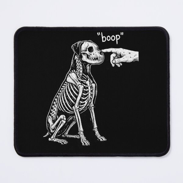 Item preview, Funny Skeleton Dog Boop Halloween Meme designed and sold by ArcaneArtistry.