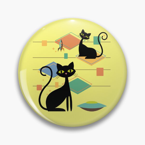 Item preview, mid-century space cats designed and sold by joztees.