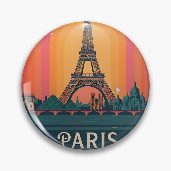 Item preview, Paris Retro Vintage Eiffel Tower Aesthetic Art designed and sold by ASN STUDIO.