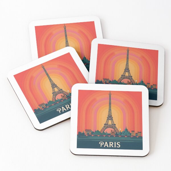 Item preview, Paris Retro Vintage Eiffel Tower Aesthetic Art designed and sold by ASN STUDIO.