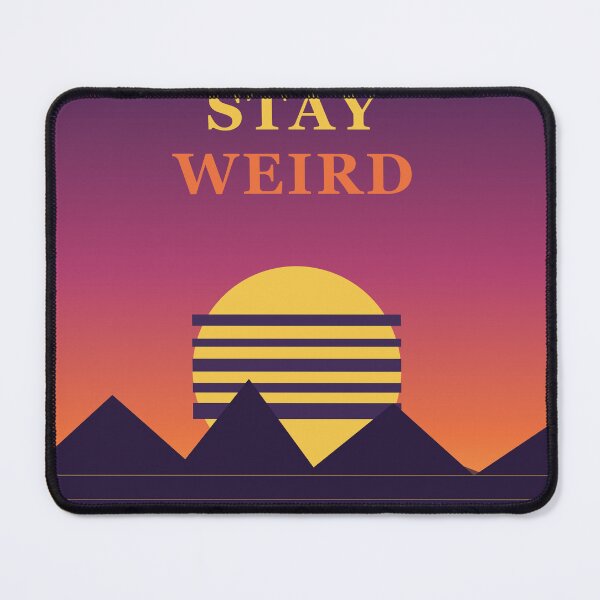 Item preview, Stay Weird Retro Sunset Vaporwave designed and sold by Best7Design.